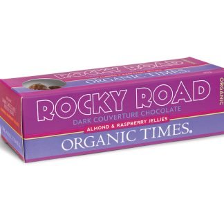 Organic Times Dark Chocolate Rocky Road bar
